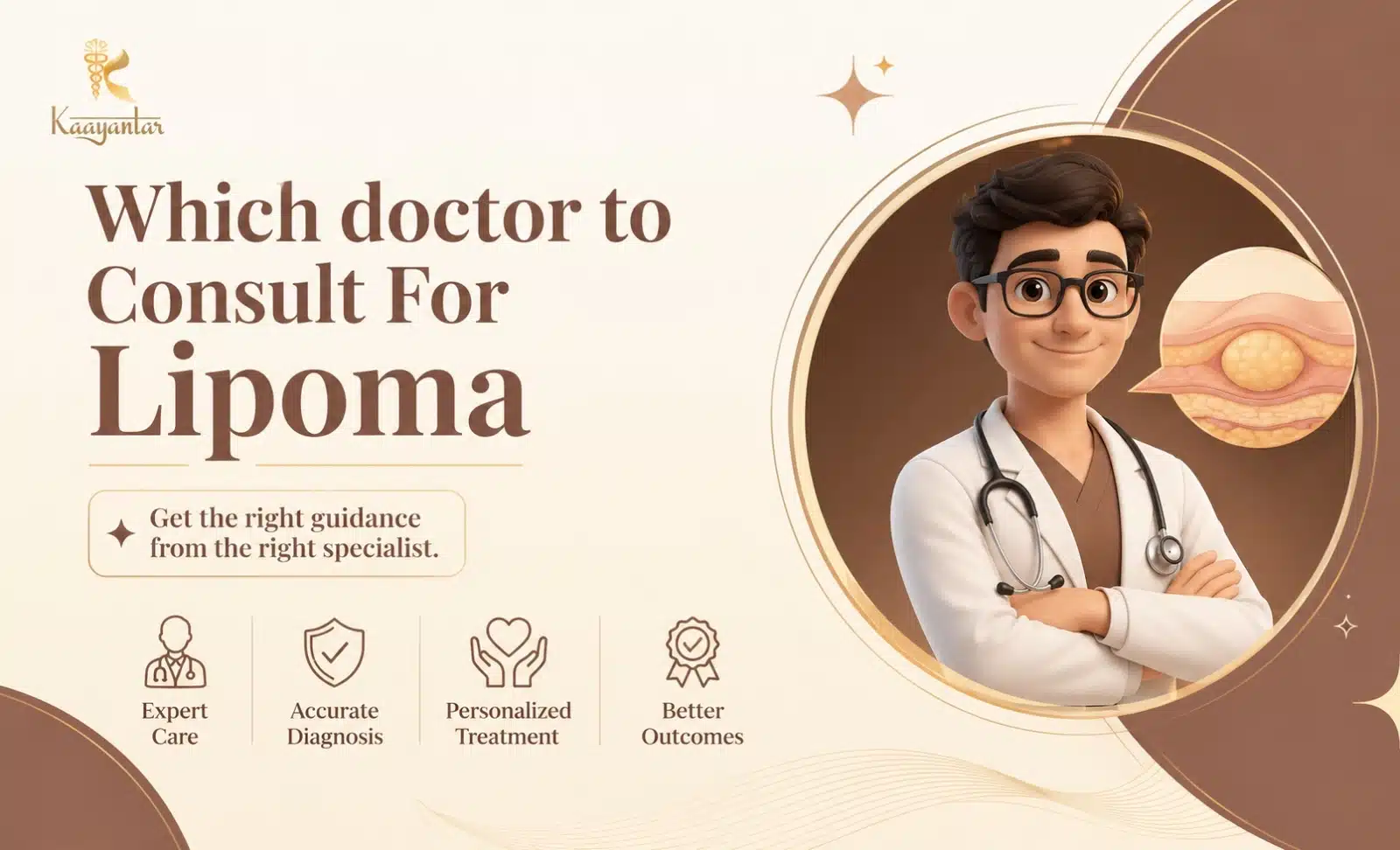 which doctor to consult for lipoma​